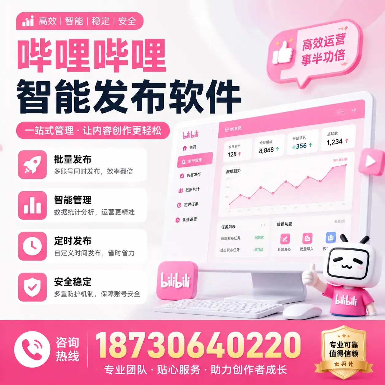 如何评估哔哩哔哩智能发布软件的ROI?镇江 企业必读
