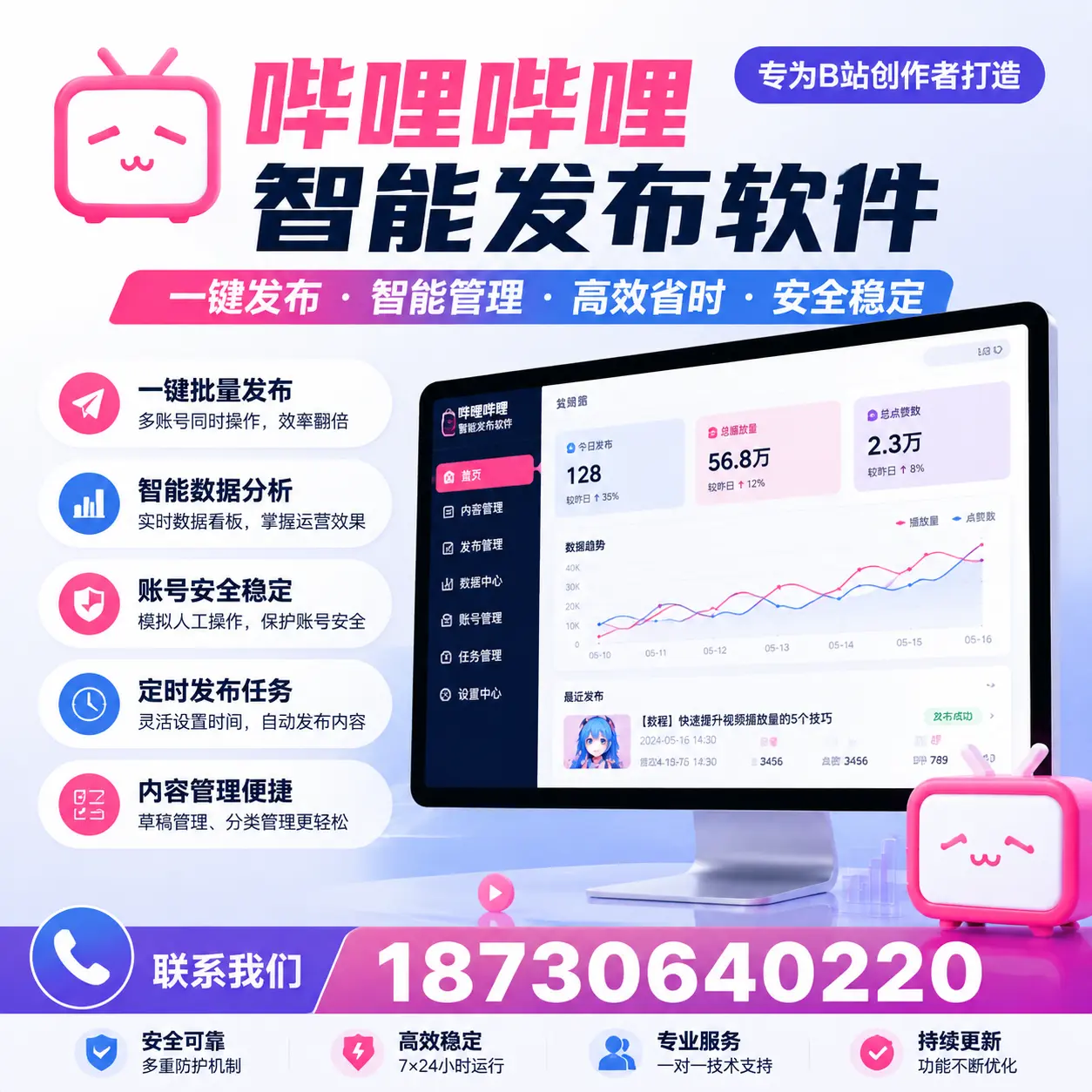 如何选择适合的哔哩哔哩智能发布软件？镇江 用户必看